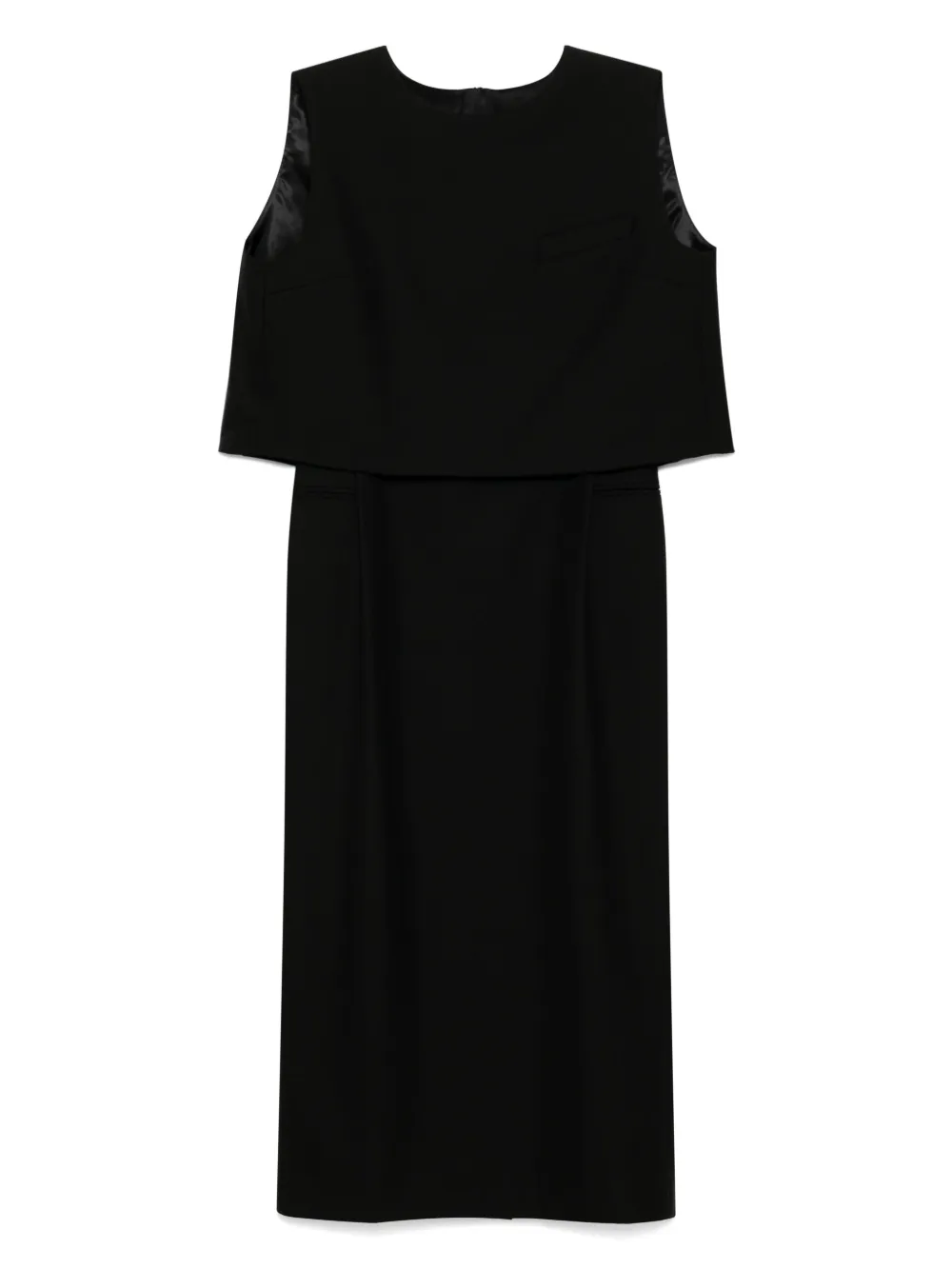 Шерстяное платье без рукавов LESS, черный
Шерстяное платье без рукавов LESS, черный