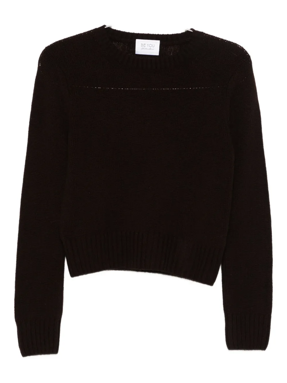 Свитер с круглым вырезом Beyou, коричневый
Свитер с круглым вырезом Beyou, коричневый