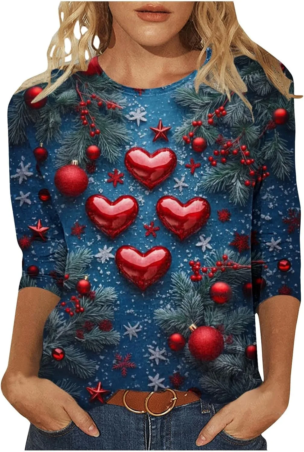 Свитшот женский 3/4 рукава Casual Crewneck Pullover
Свитшот женский 3/4 рукава Casual Crewneck Pullover