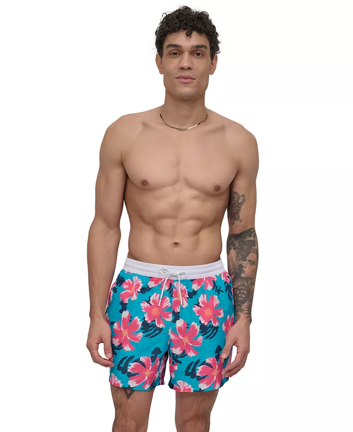 Мужские современные европейские шорты для волейбола с цветочным принтом, 5" DKNY, розовый
Мужские современные европейские шорты для волейбола с цветочным принтом, 5" DKNY, розовый