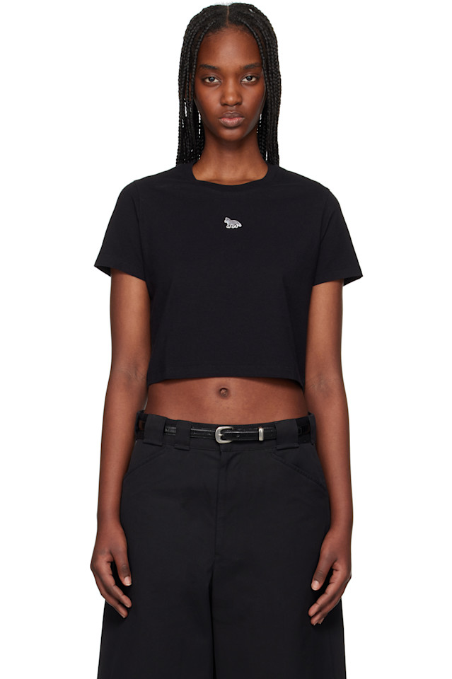 Футболка для малышей с вышивкой лисёнка Maison Kitsuné, черный
Футболка для малышей с вышивкой лисёнка Maison Kitsuné, черный