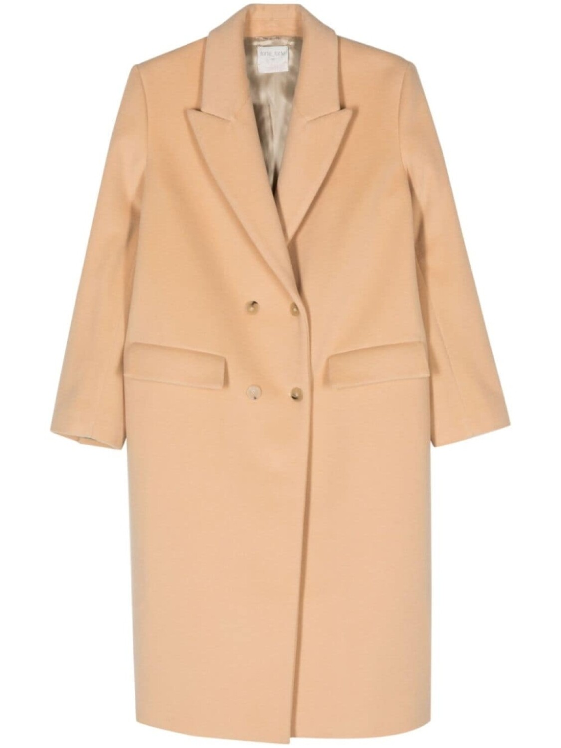 Forte Forte двубортное пальто, нейтральный цвет
Forte Forte двубортное пальто, нейтральный цвет