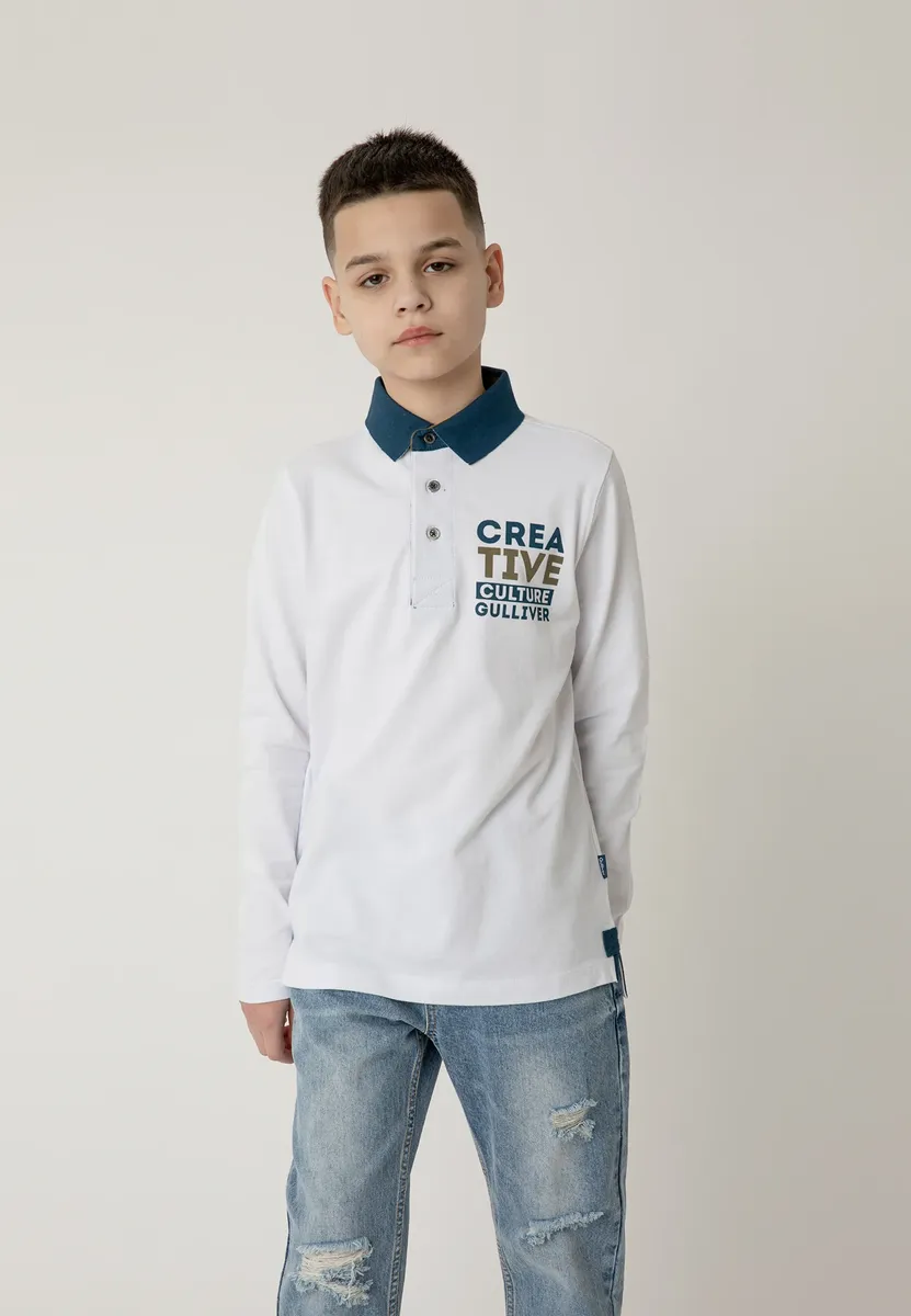 Рубашка-поло Gulliver со стильным принтом и контрастным воротником, цвет Weiß-Mehrfarbig
Рубашка-поло Gulliver со стильным принтом и контрастным воротником, цвет Weiß-Mehrfarbig