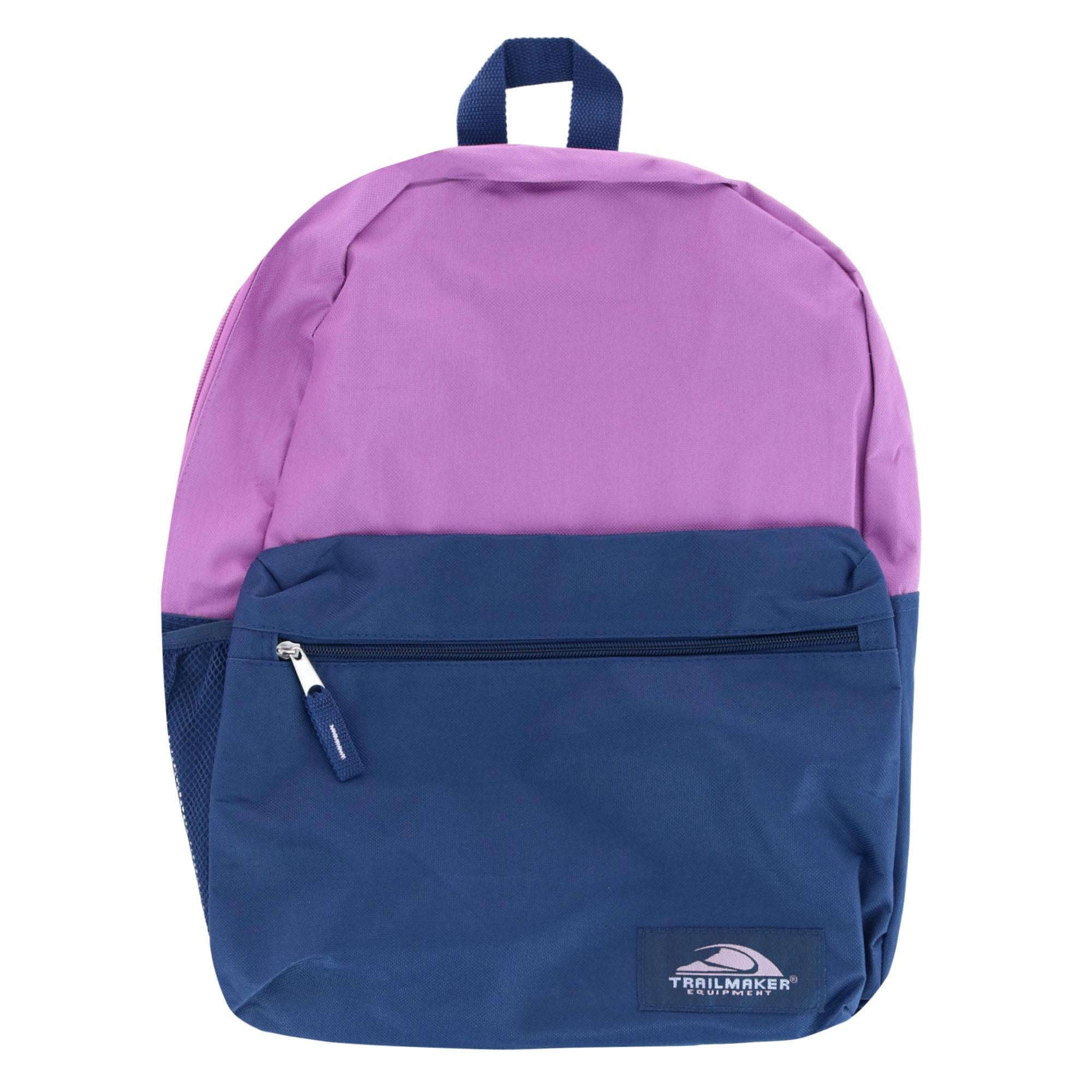 Двухцветный рюкзак Trailmaker для девочек длиной 18 дюймов с передним карманом, фиолетовый/темно-синий
Двухцветный рюкзак Trailmaker для девочек длиной 18 дюймов с передним карманом, фиолетовый/темно-синий