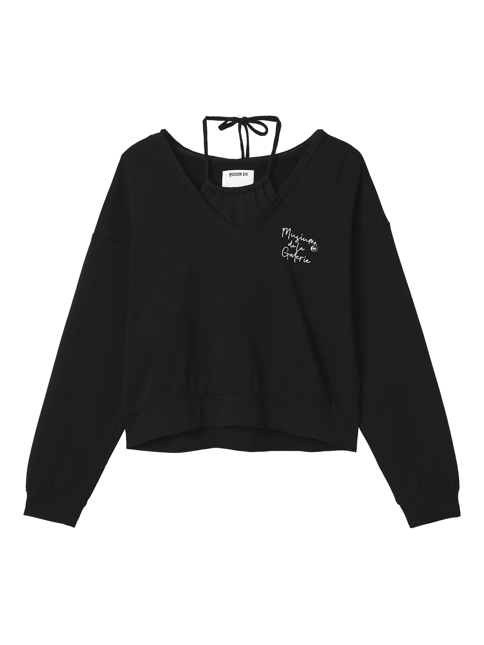 Толстовка с V-образным вырезом Musium Div., черный
Толстовка с V-образным вырезом Musium Div., черный