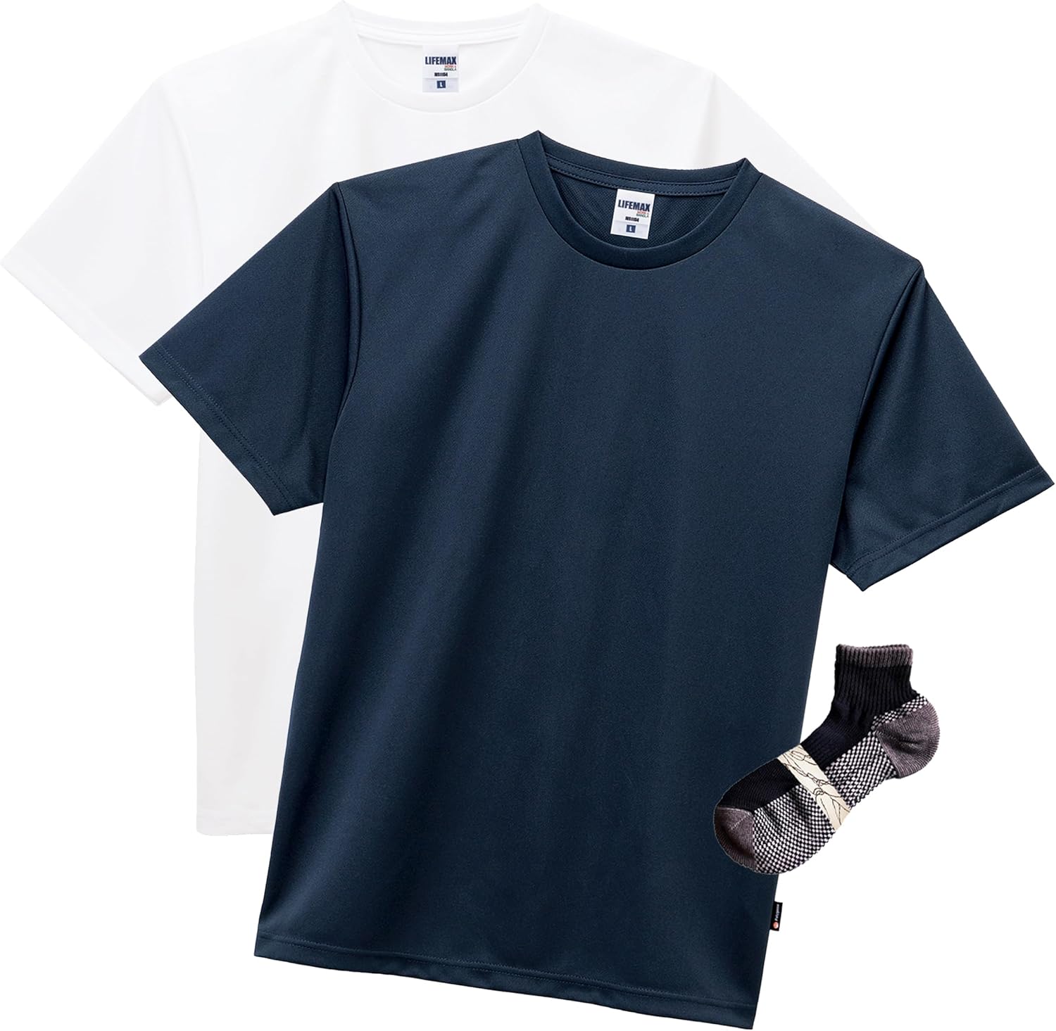 Футболка LIFEMAX унисекс для взрослых (обработка полизином для предотвращения запаха пота), белый/темно-синий
Футболка LIFEMAX унисекс для взрослых (обработка полизином для предотвращения запаха пота), белый/темно-синий