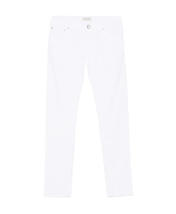 Белые классические джинсы прямого кроя Jacob Cohã«N, белый
Белые классические джинсы прямого кроя Jacob Cohã«N, белый