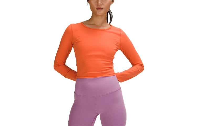 Женский укороченный топ Wunder Train Lululemon, оранжевый
Женский укороченный топ Wunder Train Lululemon, оранжевый