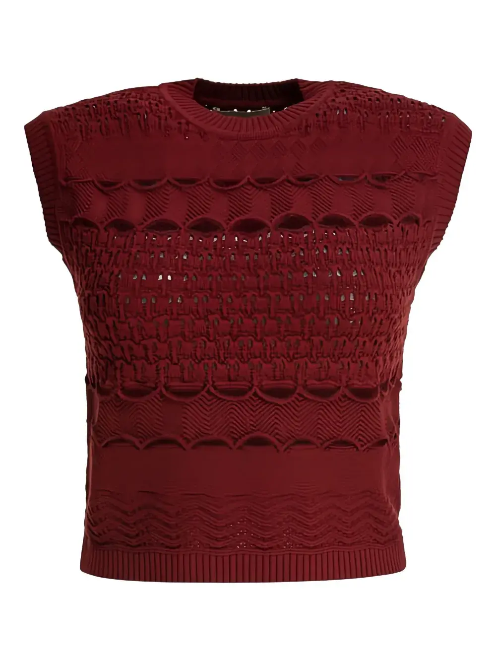 Майка открытой вязки Elie Saab, красный
Майка открытой вязки Elie Saab, красный