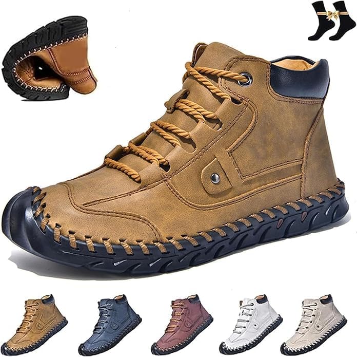 Мужские ортопедические ботинки GHTRHSB - поддержка свода стопы, комфортные мужские кожаные ботинки ручной работы, мужские кожаные ботинки, широкие водонепроницаемые походные ботинки, желтый
Мужские ортопедические ботинки GHTRHSB - поддержка свода стопы, комфортные мужские кожаные ботинки ручной работы, мужские кожаные ботинки, широкие водонепроницаемые походные ботинки, желтый