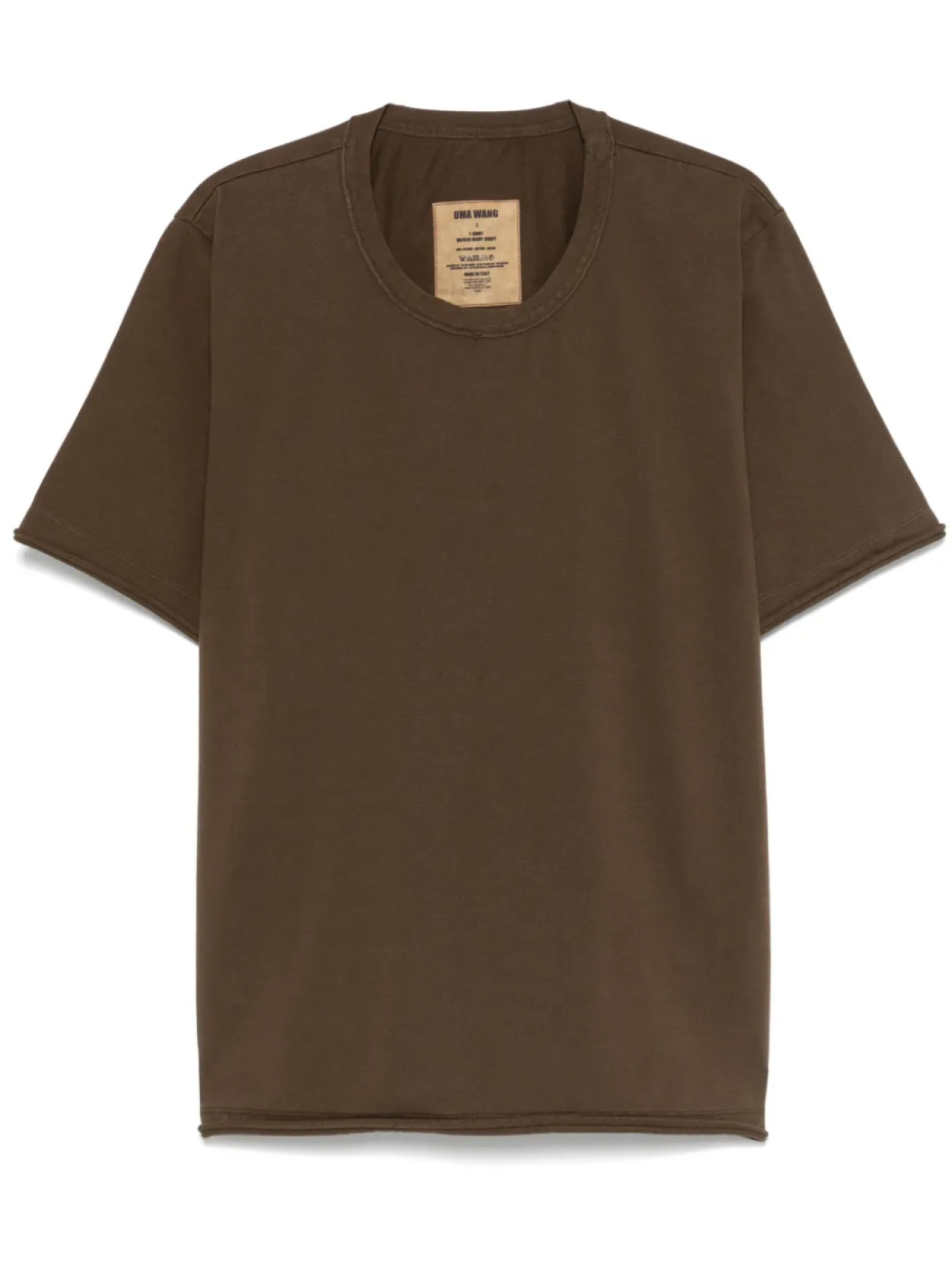 Uma Wang футболка с круглым вырезом, коричневый
Uma Wang футболка с круглым вырезом, коричневый