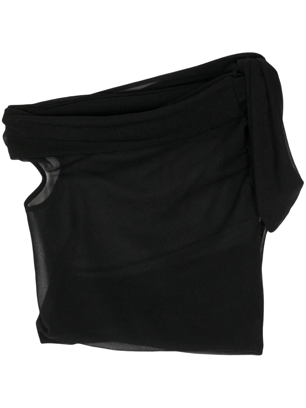 Топ асимметричного кроя из джерси Rick Owens Lilies, черный
Топ асимметричного кроя из джерси Rick Owens Lilies, черный