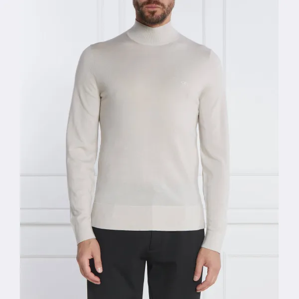 Тонкий крой из шерсти Calvin Klein, бежевый
Тонкий крой из шерсти Calvin Klein, бежевый