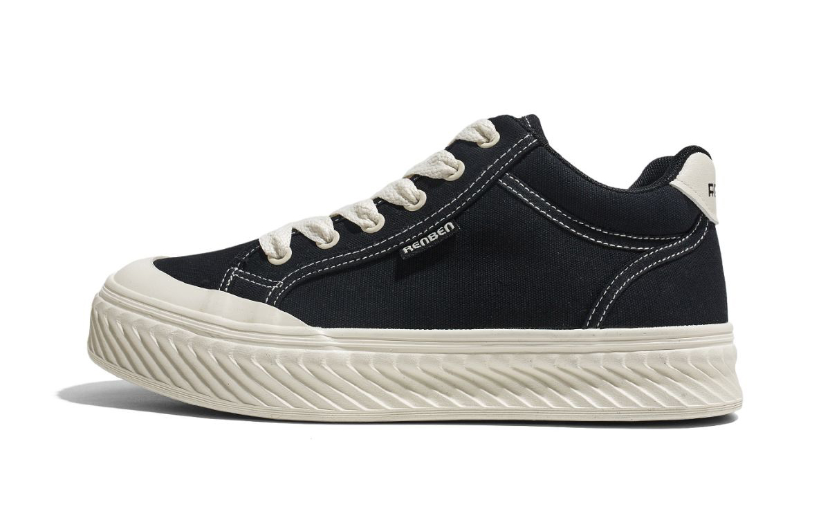 Термостойкие нескользящие и износостойкие низкие кроссовки для скейтбординга мужские RENBEN, черный
Термостойкие нескользящие и износостойкие низкие кроссовки для скейтбординга мужские RENBEN, черный