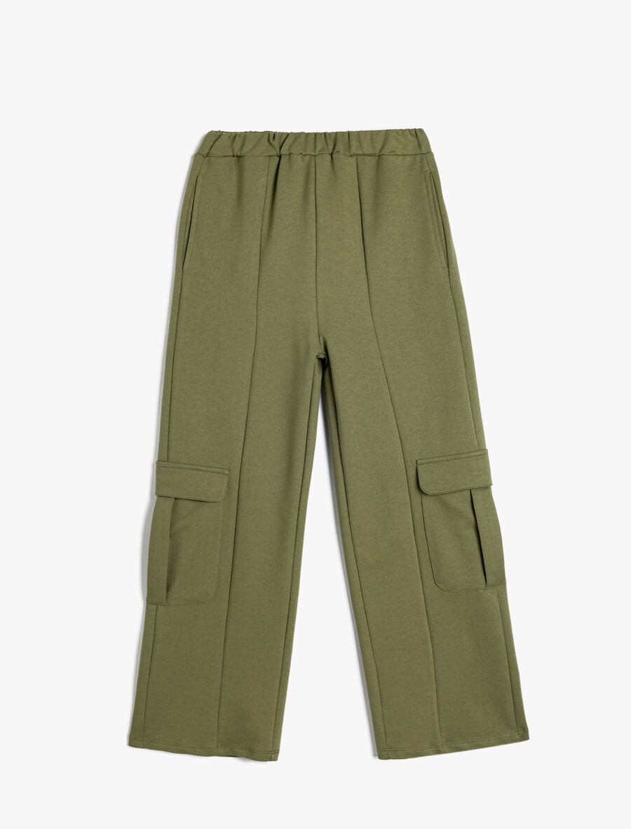 Широкие брюки Koton, оливковый
Широкие брюки Koton, оливковый