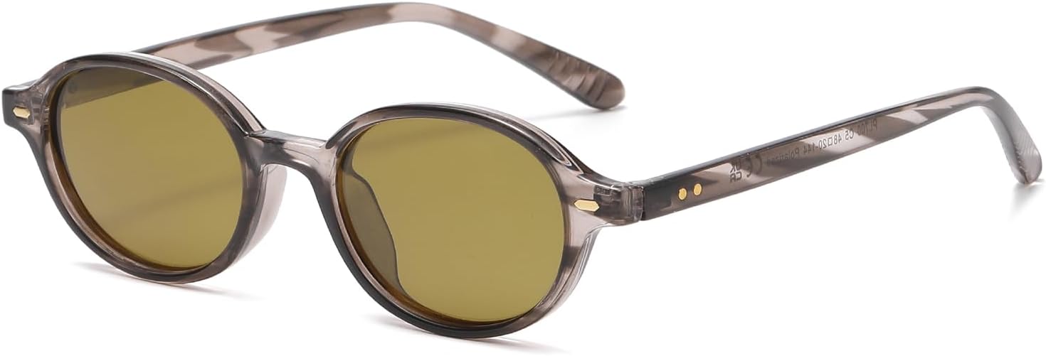 Солнцезащитные очки POLARKING в стиле ретро, овальные, для женщин и мужчин. Модные дизайнерские солнцезащитные очки небольшого размера в стиле 90-х, Stripe Grey/Yellow
Солнцезащитные очки POLARKING в стиле ретро, овальные, для женщин и мужчин. Модные дизайнерские солнцезащитные очки небольшого размера в стиле 90-х, Stripe Grey/Yellow