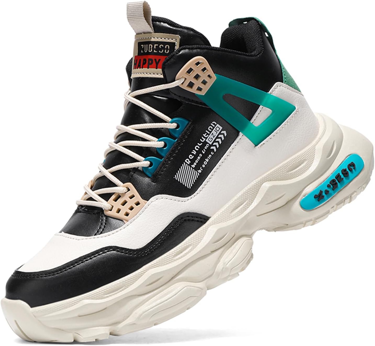 Мужские высокие модные кроссовки с толстой подошвой, повседневные спортивные кеды для тенниса, бега и ходьбы Spwagym, черный/бежевый
Мужские высокие модные кроссовки с толстой подошвой, повседневные спортивные кеды для тенниса, бега и ходьбы Spwagym, черный/бежевый