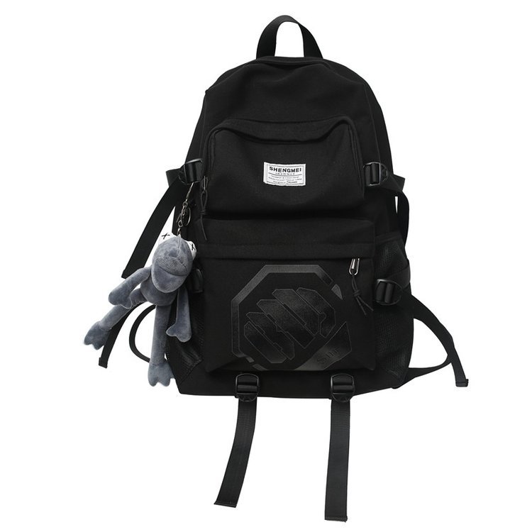 Нейлоновый дорожный рюкзак для ноутбука унисекс черный/черно-синий/черно-зеленый/черно-белый BALANG, черно-сине-серый с подвеской в виде лягушки
Нейлоновый дорожный рюкзак для ноутбука унисекс черный/черно-синий/черно-зеленый/черно-белый BALANG, черно-сине-серый с подвеской в виде лягушки