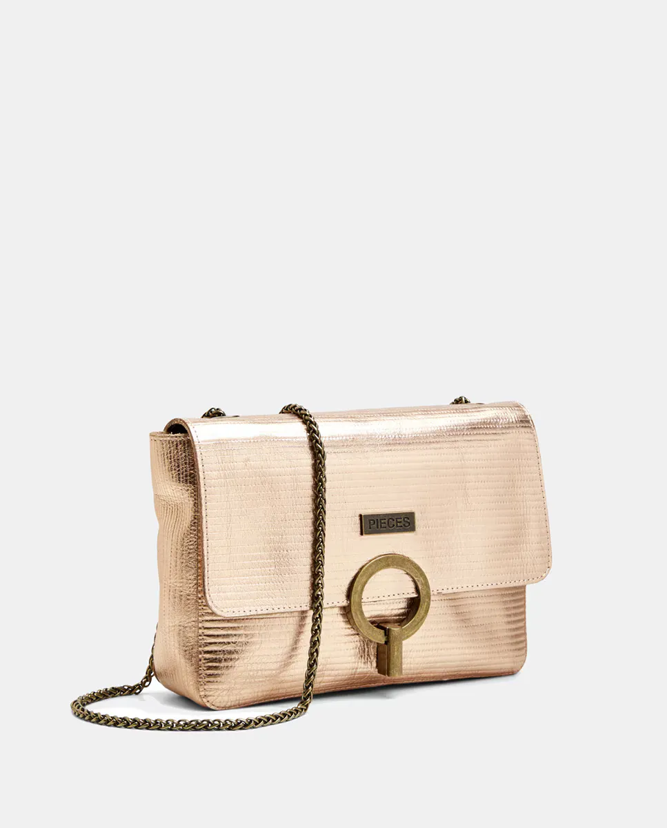 Металлизированная кожаная сумка через плечо в стиле кросс-боди Pieces, розовый
Металлизированная кожаная сумка через плечо в стиле кросс-боди Pieces, розовый
