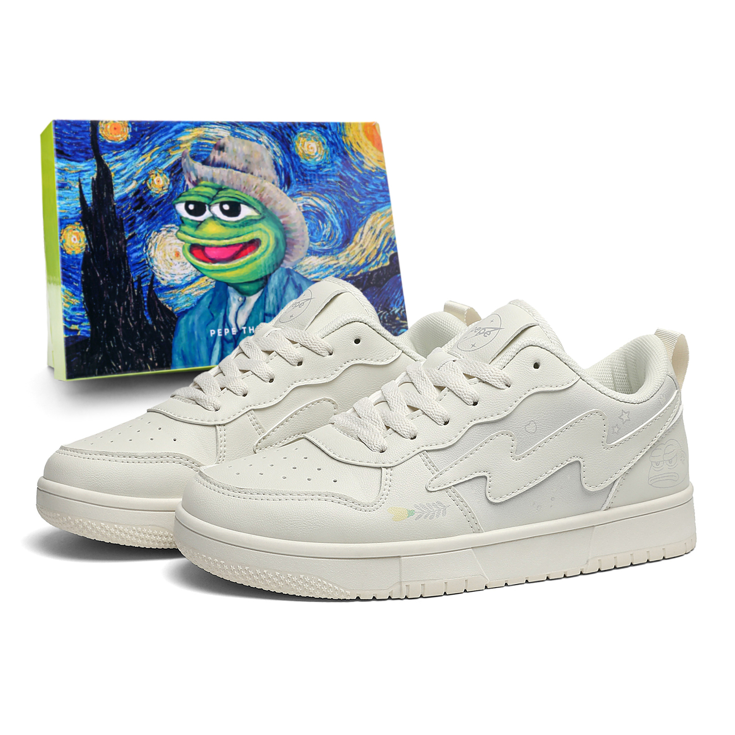 Pepe The Frog Мужские лоу-топ скейтборд кроссовки Ecru (размер в размер, рекомендуется взять на размер больше), цвет Ecru (Shoes Run Small, Consider 1 Size Up)
Pepe The Frog Мужские лоу-топ скейтборд кроссовки Ecru (размер в размер, рекомендуется взять на размер больше), цвет Ecru (Shoes Run Small, Consider 1 Size Up)