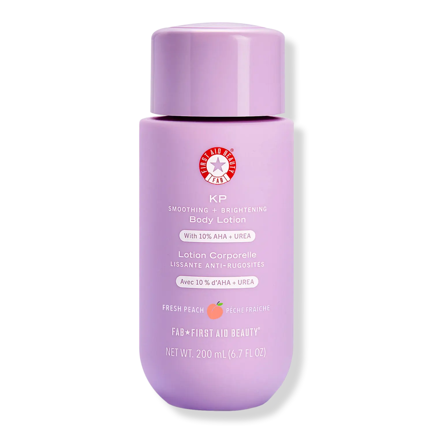 KP Разглаживающий и осветляющий лосьон для тела Освежающий персик First Aid Beauty
KP Разглаживающий и осветляющий лосьон для тела Освежающий персик First Aid Beauty