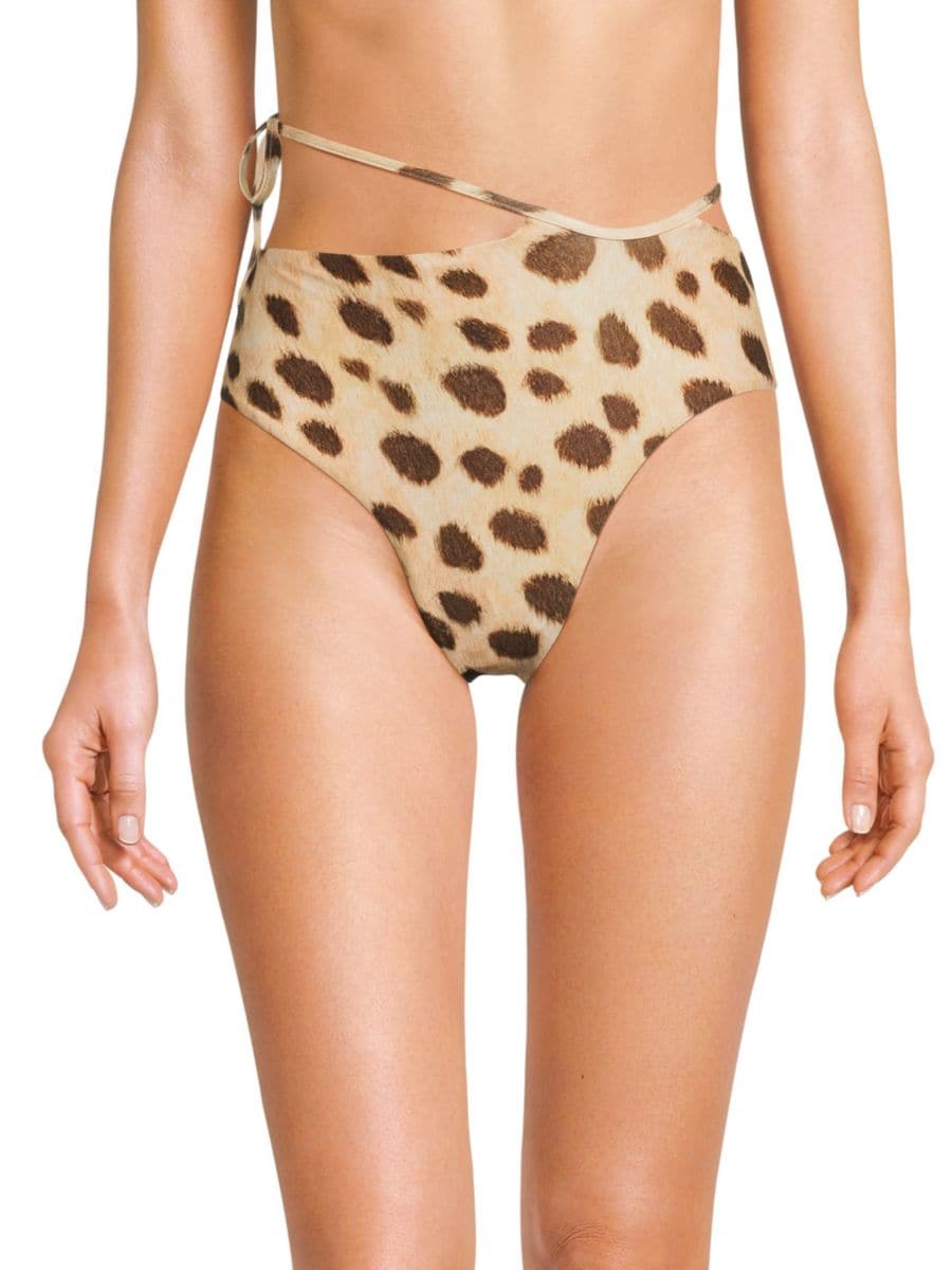 Плавки-бикини с анималистичным принтом и завязками на бретельках WeWoreWhat, желто-коричневый
Плавки-бикини с анималистичным принтом и завязками на бретельках WeWoreWhat, желто-коричневый