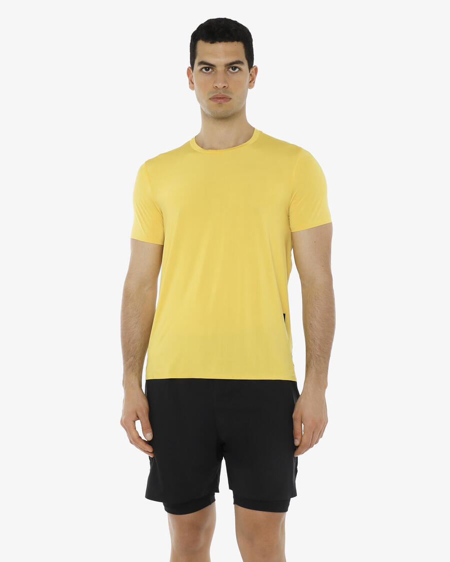 JAKED Желтая синтетическая фитнес-футболка для мужчин
JAKED Желтая синтетическая фитнес-футболка для мужчин