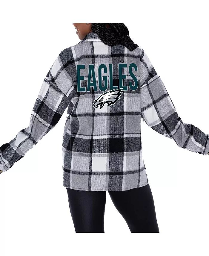 Женская серая клетчатая рубашка Philadelphia Eagles Fieldside Fun на пуговицах Gameday Couture
Женская серая клетчатая рубашка Philadelphia Eagles Fieldside Fun на пуговицах Gameday Couture