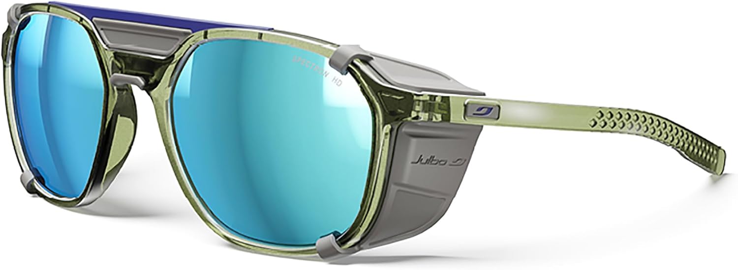 Очки Julbo Slack Cover Glacier для мужчин и женщин со съемными боковыми щитками для походов, снега/бликов - 100% защита от УФ-излучения, Army / Gray Frame - Amber W/ Multilayer Blue Mirror Lens (Spectron 4 Polarized Hd)
Очки Julbo Slack Cover Glacier для мужчин и женщин со съемными боковыми щитками для походов, снега/бликов - 100% защита от УФ-излучения, Army / Gray Frame - Amber W/ Multilayer Blue Mirror Lens (Spectron 4 Polarized Hd)