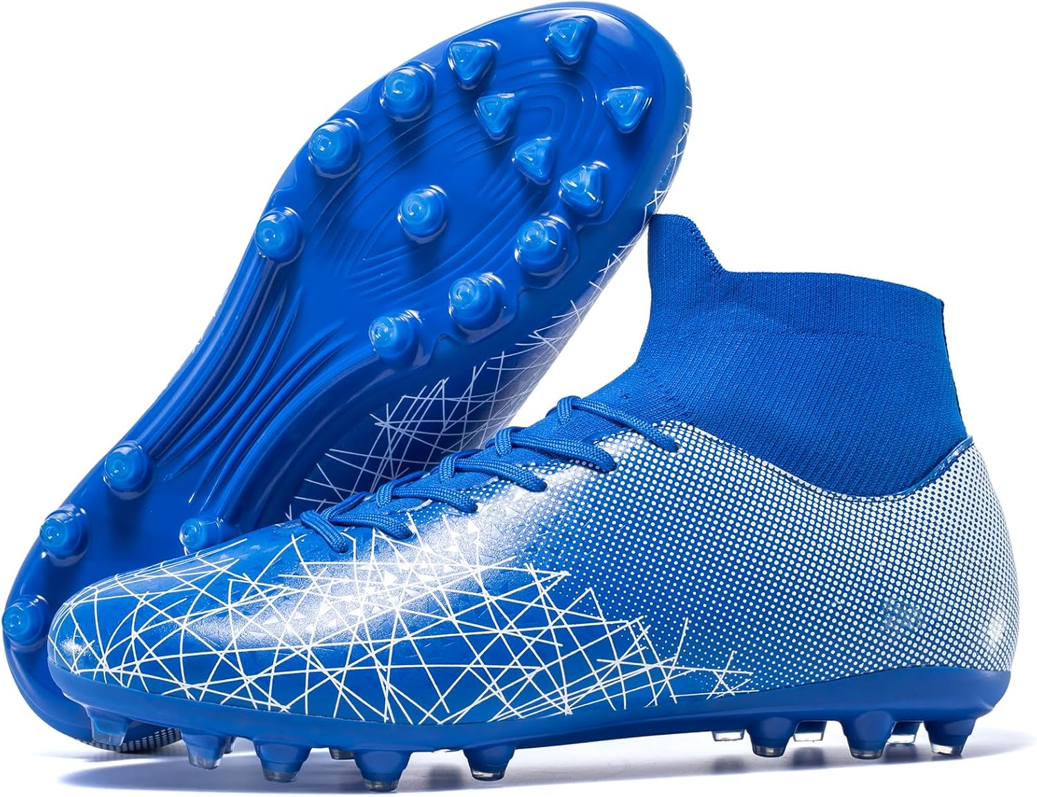 Футбольные бутсы унисекс для взрослых, профессиональные футбольные бутсы, высокие, дышащие, для искусственного газона, для игры на открытом воздухе и в помещении, мужские шипованные бутсы Eoecoioui, синий
Футбольные бутсы унисекс для взрослых, профессиональные футбольные бутсы, высокие, дышащие, для искусственного газона, для игры на открытом воздухе и в помещении, мужские шипованные бутсы Eoecoioui, синий