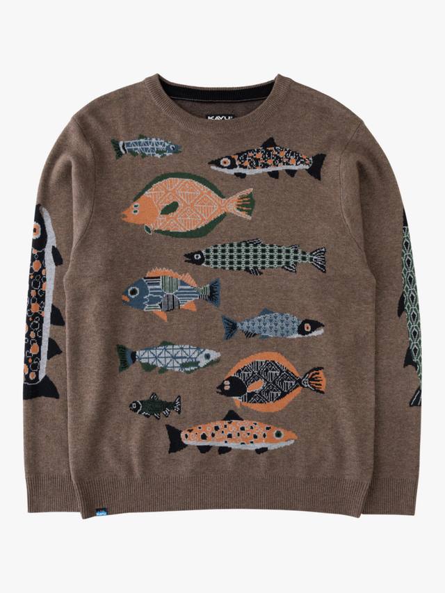 Свитер Highline Fish Stack с круглым вырезом KAVU
Свитер Highline Fish Stack с круглым вырезом KAVU