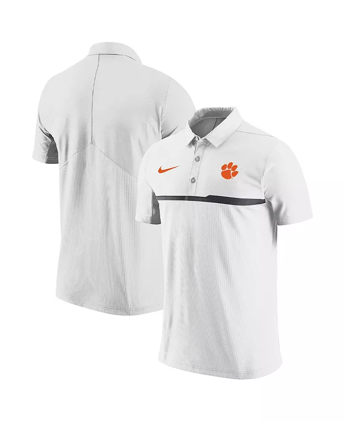 Мужская белая поло для тренеров Clemson Tigers Performance Nike
Мужская белая поло для тренеров Clemson Tigers Performance Nike