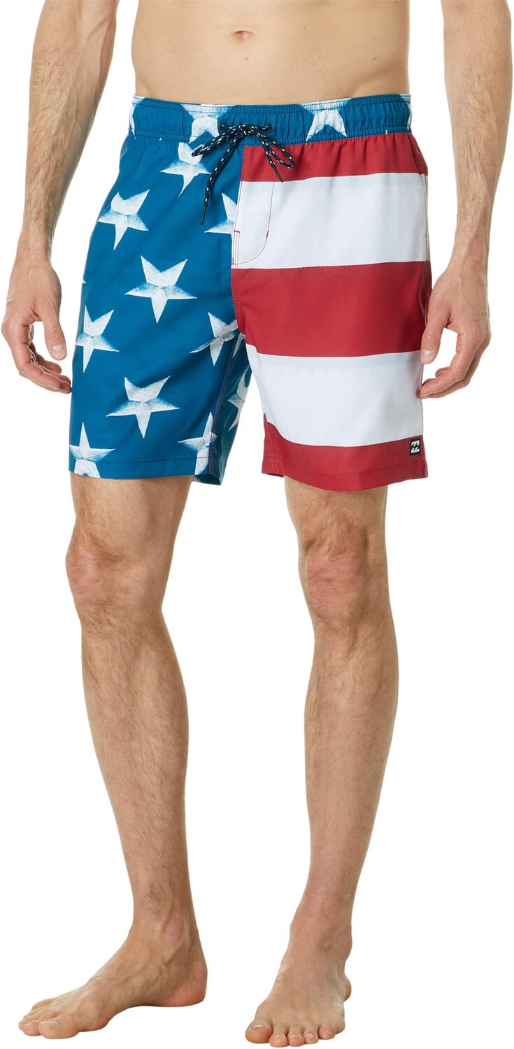 Шорты для плавания Rex Good Times Layback 17 дюймов Billabong, цвет Red White Blue
Шорты для плавания Rex Good Times Layback 17 дюймов Billabong, цвет Red White Blue