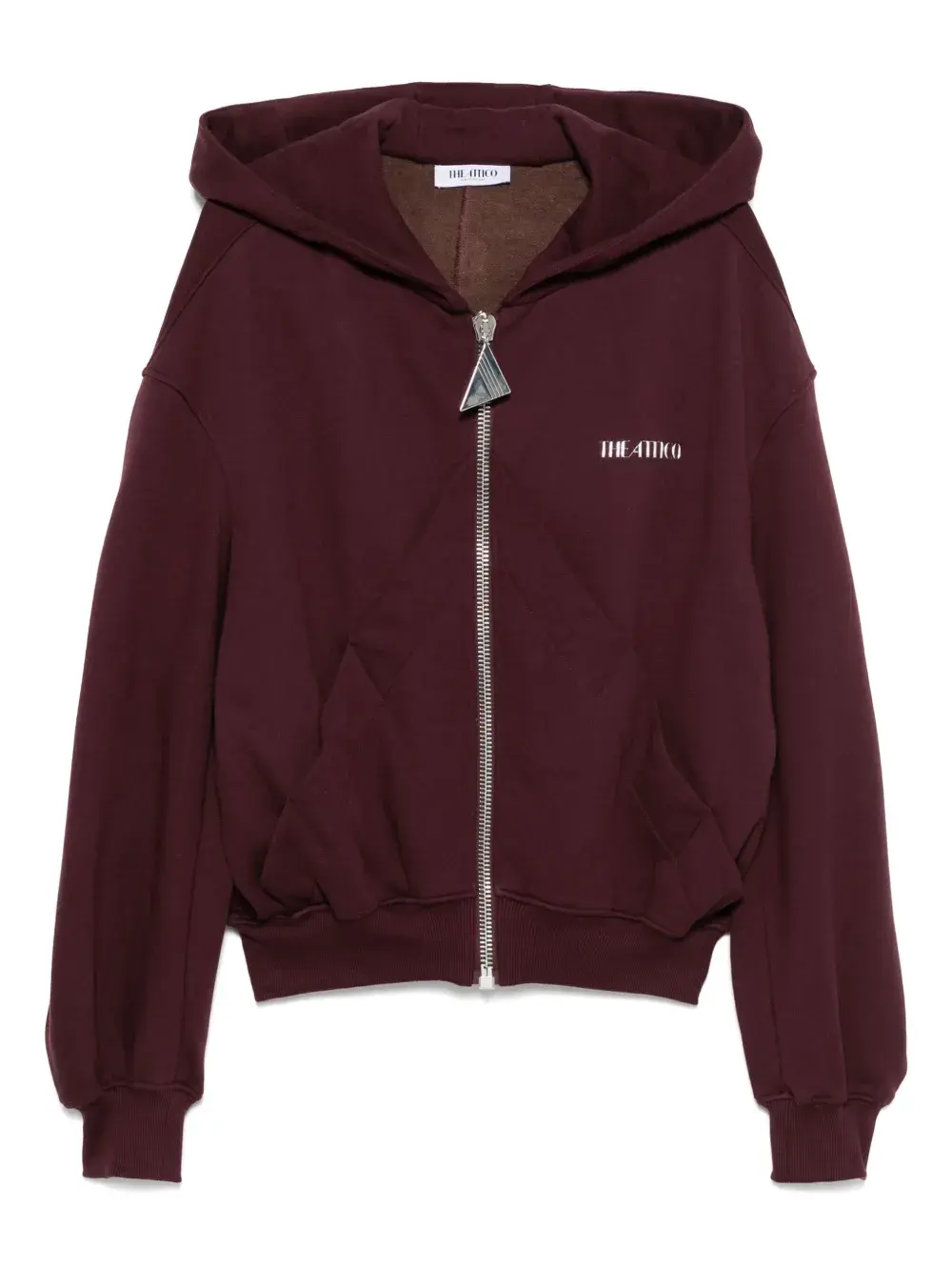 Толстовка с капюшоном на молнии The Attico, фиолетовый
Толстовка с капюшоном на молнии The Attico, фиолетовый