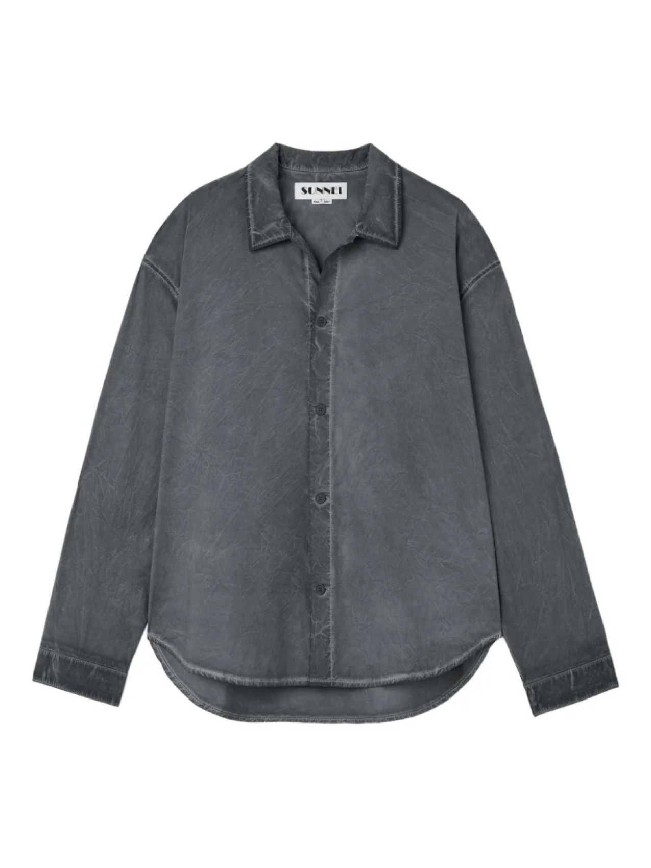Рубашка Sunnei с эффектом потертости на пуговицах, серый
Рубашка Sunnei с эффектом потертости на пуговицах, серый