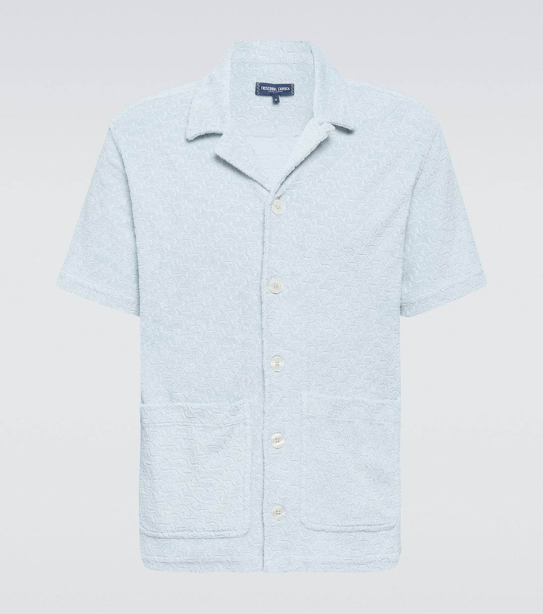 Рубашка для боулинга Paco из хлопкового махрового жаккарда Frescobol Carioca, Seafoam
Рубашка для боулинга Paco из хлопкового махрового жаккарда Frescobol Carioca, Seafoam