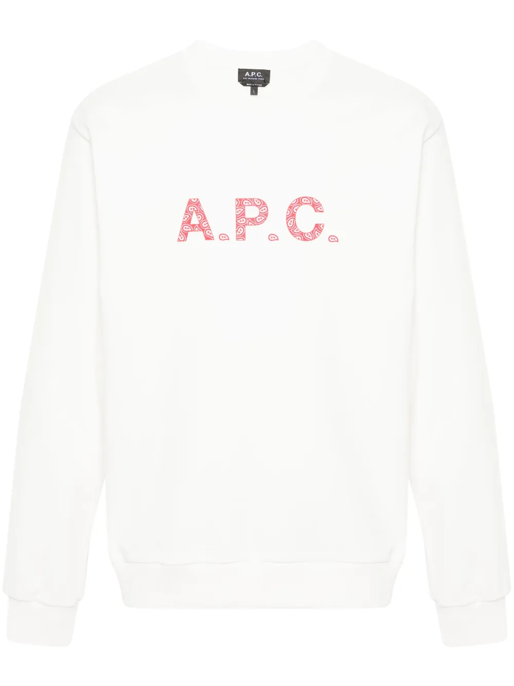 Толстовка с логотипом A.P.C., белый
Толстовка с логотипом A.P.C., белый