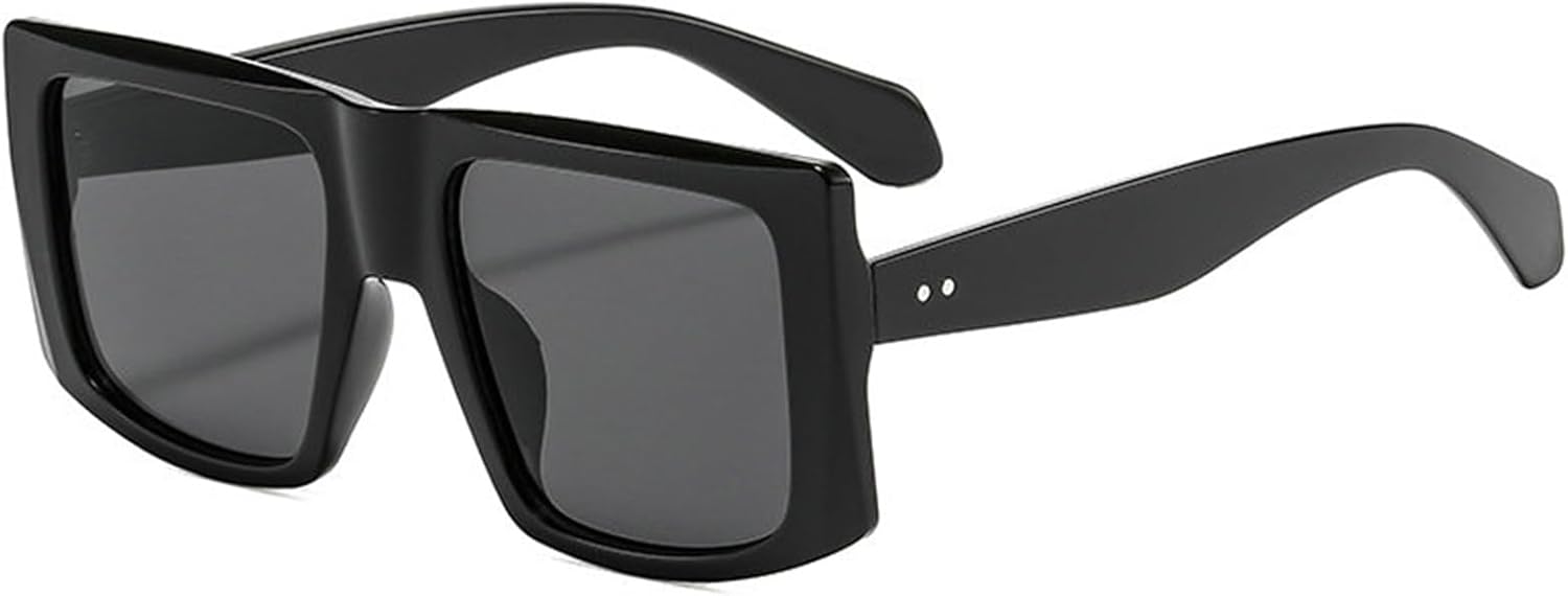 Willochra Модные солнцезащитные очки-пилот для женщин, плоская верхняя часть, заклепки, дизайнерские стильные квадратные солнцезащитные очки-щиток, винтажные очки с защитой от УФ-излучения UV400, C1
Willochra Модные солнцезащитные очки-пилот для женщин, плоская верхняя часть, заклепки, дизайнерские стильные квадратные солнцезащитные очки-щиток, винтажные очки с защитой от УФ-излучения UV400, C1