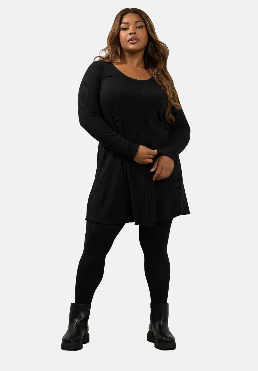 Платье Yours Clothing Jumper dress, Black/Anthracite
Платье Yours Clothing Jumper dress, Black/Anthracite