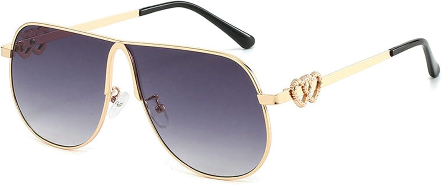 Солнцезащитные очки Willochra Retro в стиле «пилот» для женщин и мужчин, винтажная золотая металлическая оправа, градиентный черный цвет, защита от ультрафиолета UV400, C2
Солнцезащитные очки Willochra Retro в стиле «пилот» для женщин и мужчин, винтажная золотая металлическая оправа, градиентный черный цвет, защита от ультрафиолета UV400, C2