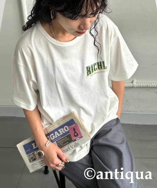 Футболка с винтажным принтом Antiqua, белая
Футболка с винтажным принтом Antiqua, белая