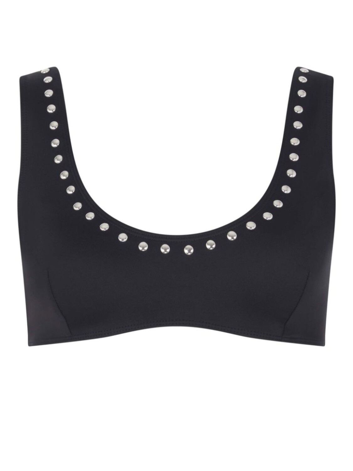 Верх бикини с заклепками Let's Swim, черный
Верх бикини с заклепками Let's Swim, черный