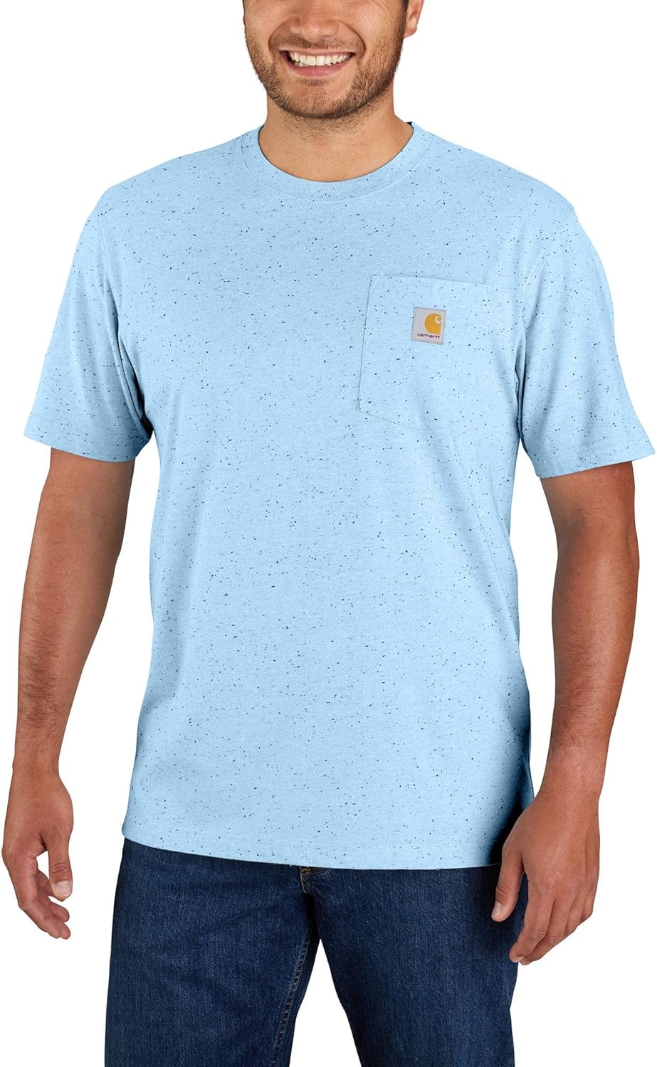 Carhartt мужская футболка с карманом, свободный крой, тяжелый хлопок, короткий рукав, Moonstone Nep
Carhartt мужская футболка с карманом, свободный крой, тяжелый хлопок, короткий рукав, Moonstone Nep