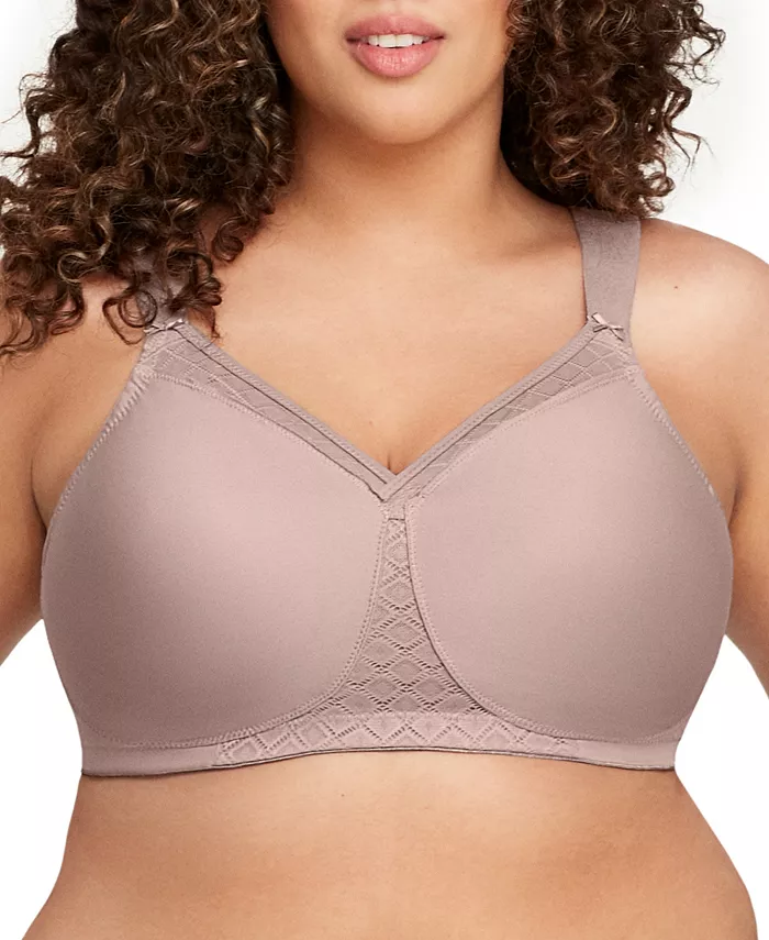Бюстгальтер без косточек Full Figure Plus Size MagicLift Wirefree T-Shirt Bra 1080 Glamorise, коричневый/бежевый
Бюстгальтер без косточек Full Figure Plus Size MagicLift Wirefree T-Shirt Bra 1080 Glamorise, коричневый/бежевый