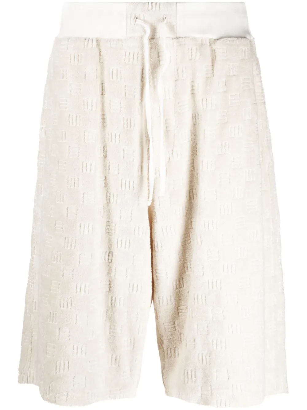 Махровые спортивные шорты с монограммой AMBUSH, нейтральный
Махровые спортивные шорты с монограммой AMBUSH, нейтральный