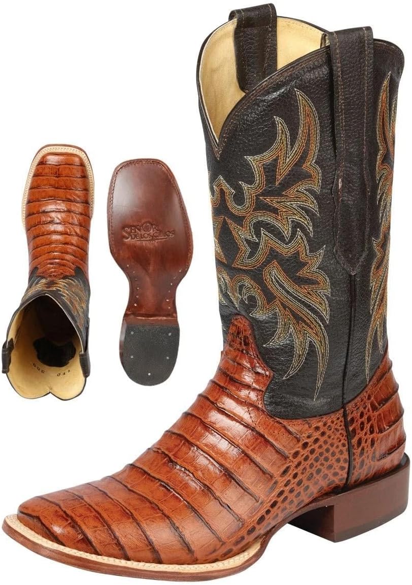 Мужские сапоги вестерн El General Western Cowboy с принтом под аллигатора, черные Nuestratradicionmex
Мужские сапоги вестерн El General Western Cowboy с принтом под аллигатора, черные Nuestratradicionmex