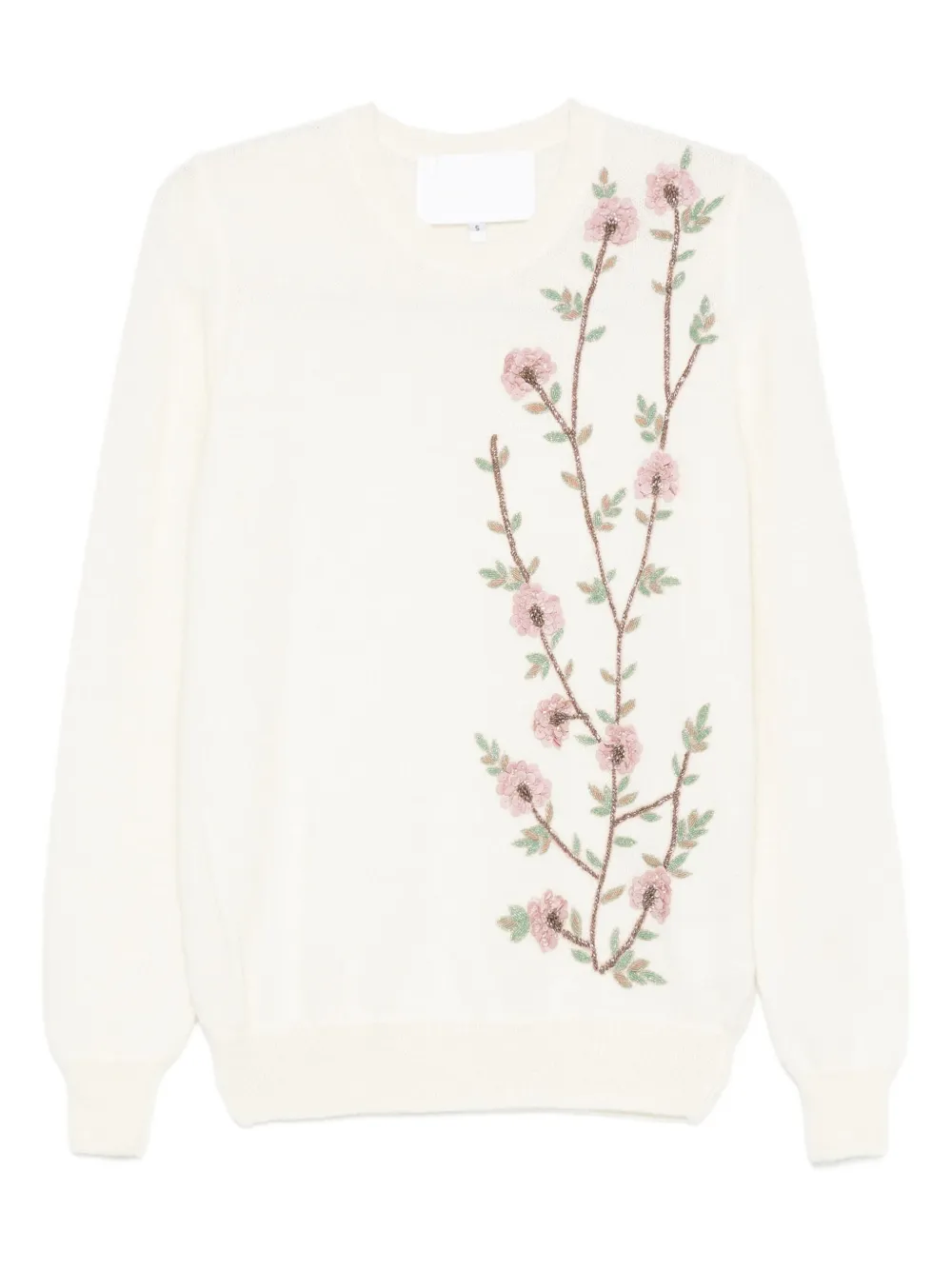 Свитер с цветочной вышивкой Costarellos, белый
Свитер с цветочной вышивкой Costarellos, белый