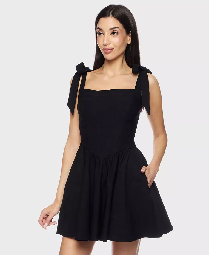 Женское платье без рукавов приталенного силуэта с расклешенной юбкой Juniors B Darlin
Женское платье без рукавов приталенного силуэта с расклешенной юбкой Juniors B Darlin