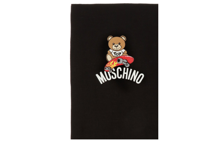 MOSCHINO Вязаный шарф унисекс черный, Black
MOSCHINO Вязаный шарф унисекс черный, Black