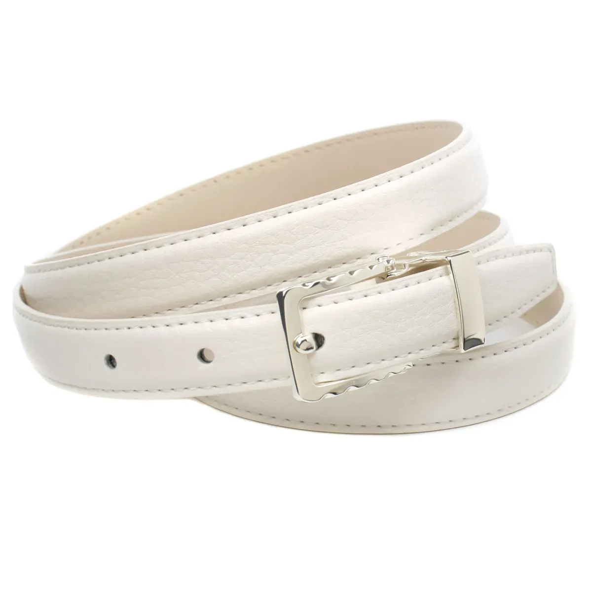 Кожаный ремень Anthoni Crown, узкая форма, узорчатая застежка, белый
Кожаный ремень Anthoni Crown, узкая форма, узорчатая застежка, белый